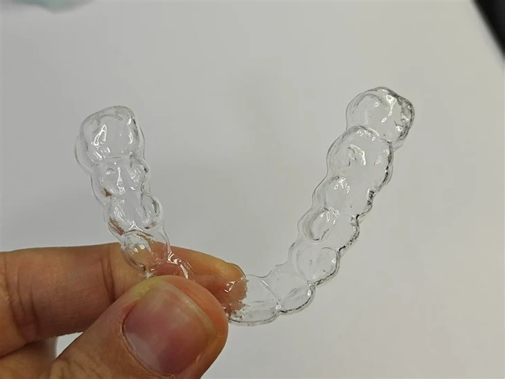 Harde doorzichtige plastic houder